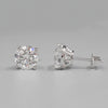 0.7CT Each Four Prongs Diamond Earrings Stud