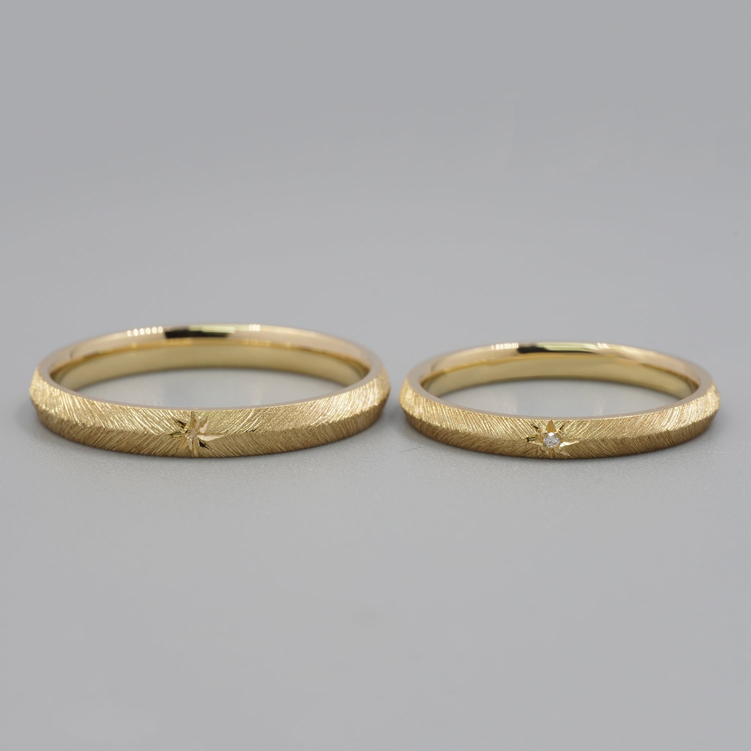 Vintage Engraved Wedding Rings