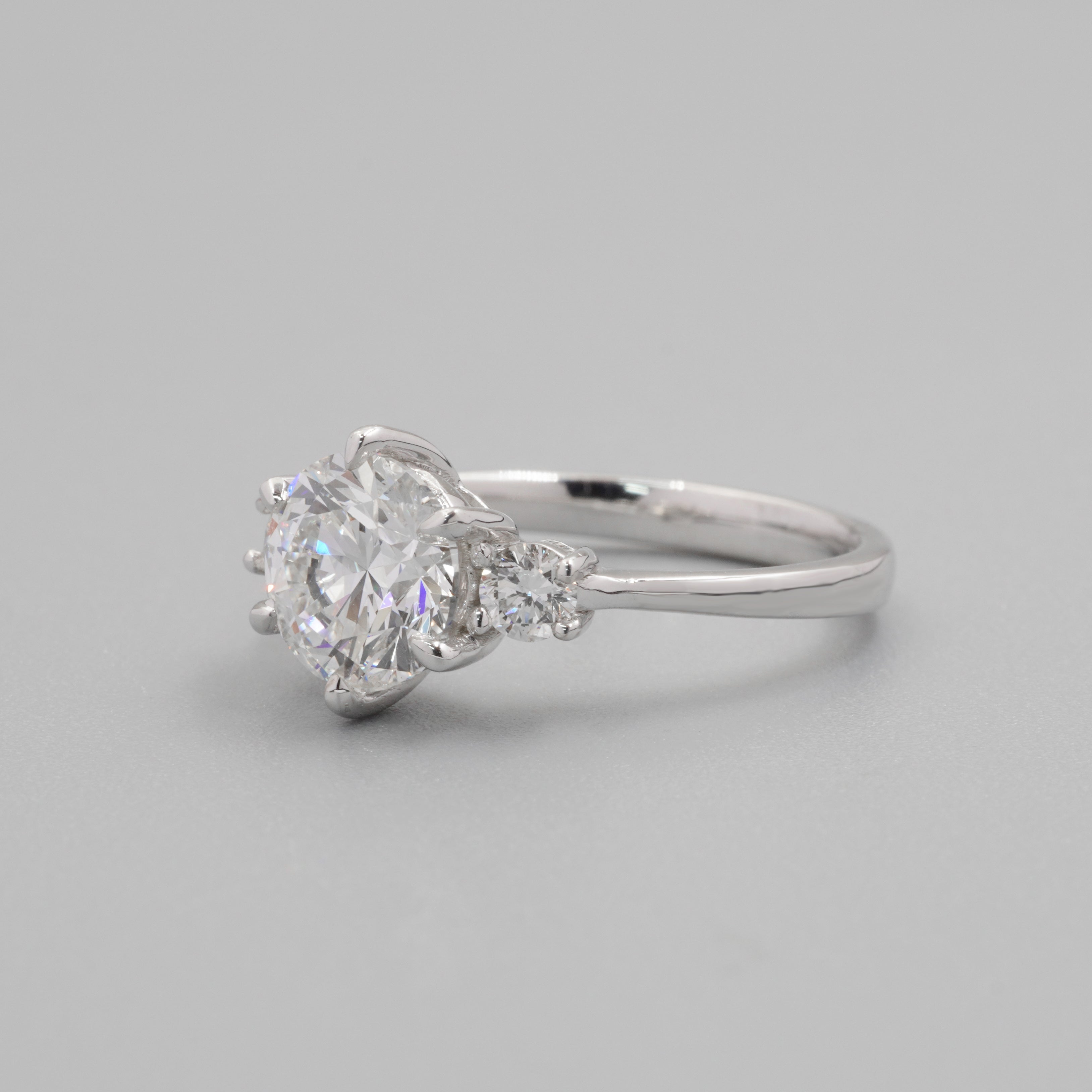 Three Stone Diamond Ring Setting