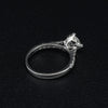 1CT Hidden Heart Pave Diamond Ring Setting