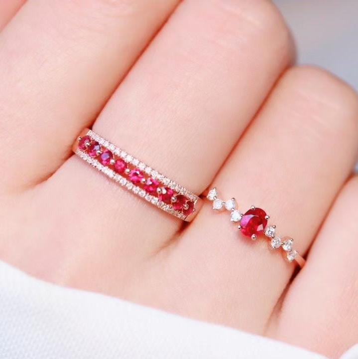 Ruby and Diamond Eternity Ring