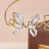 Butterfly Baguette Diamond Earrings