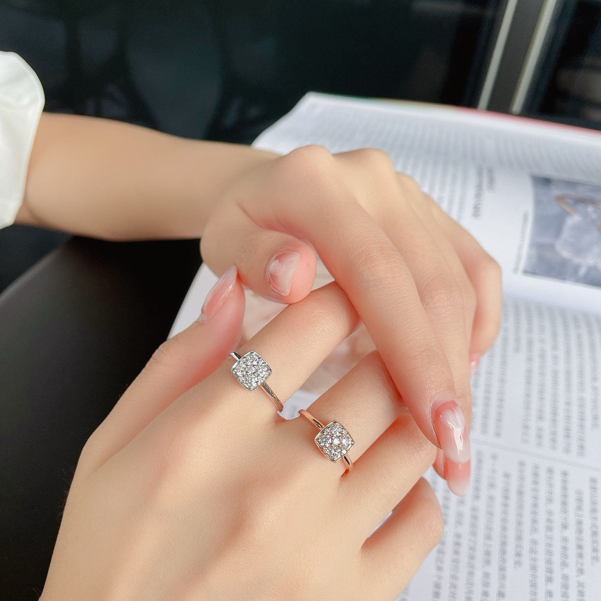 Illusion Diamond Ring