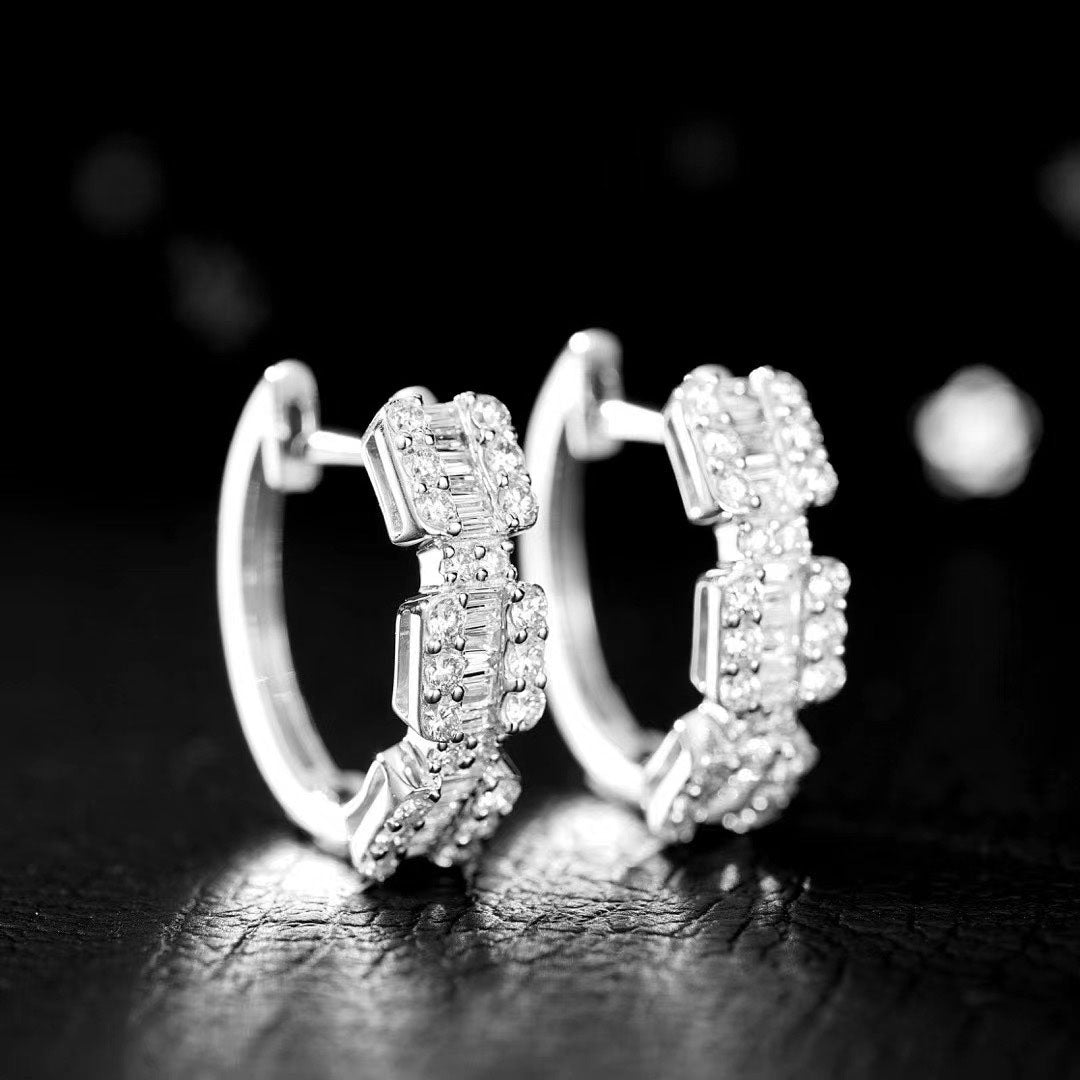 Baguette Diamond Earrings