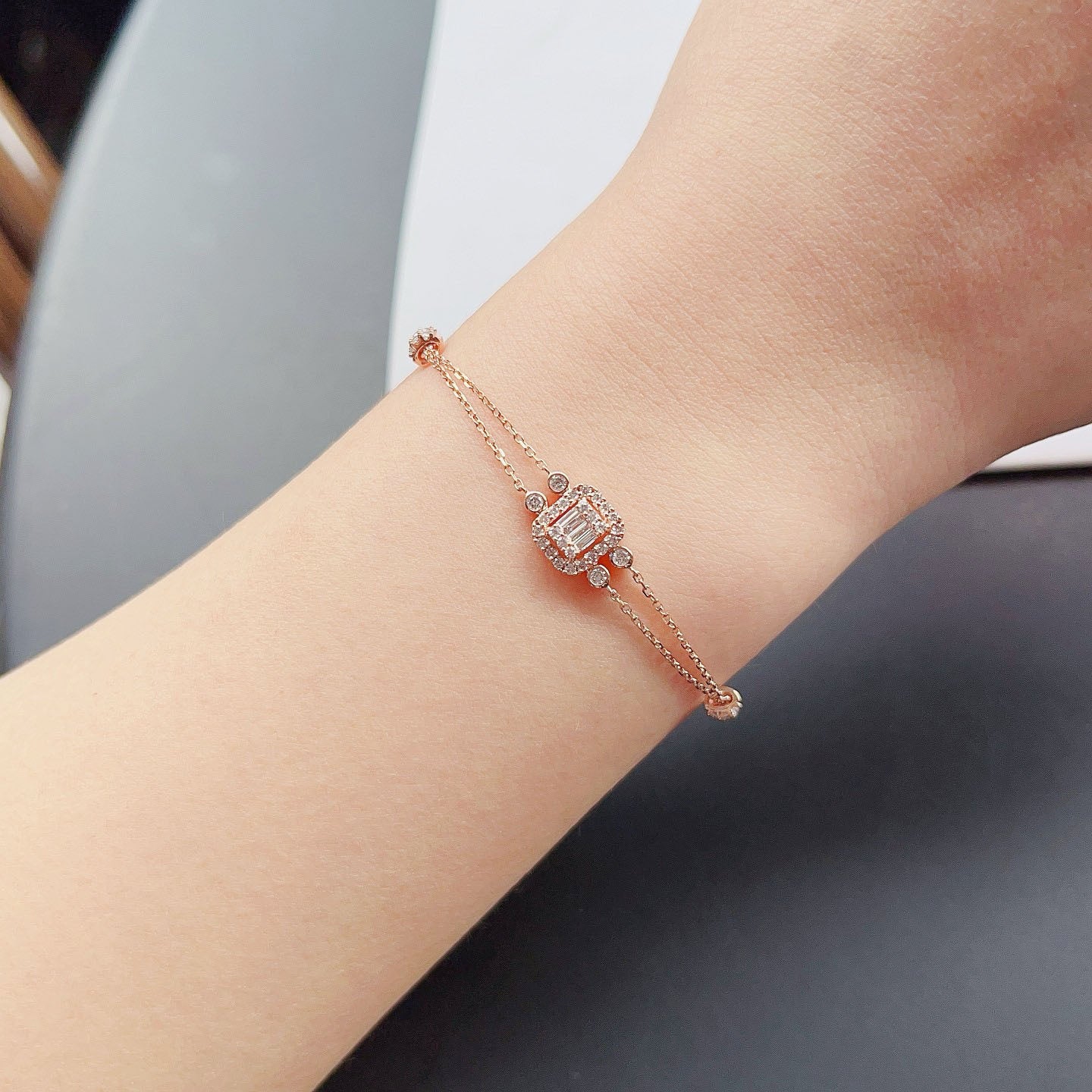 Baguette Diamond Bracelet