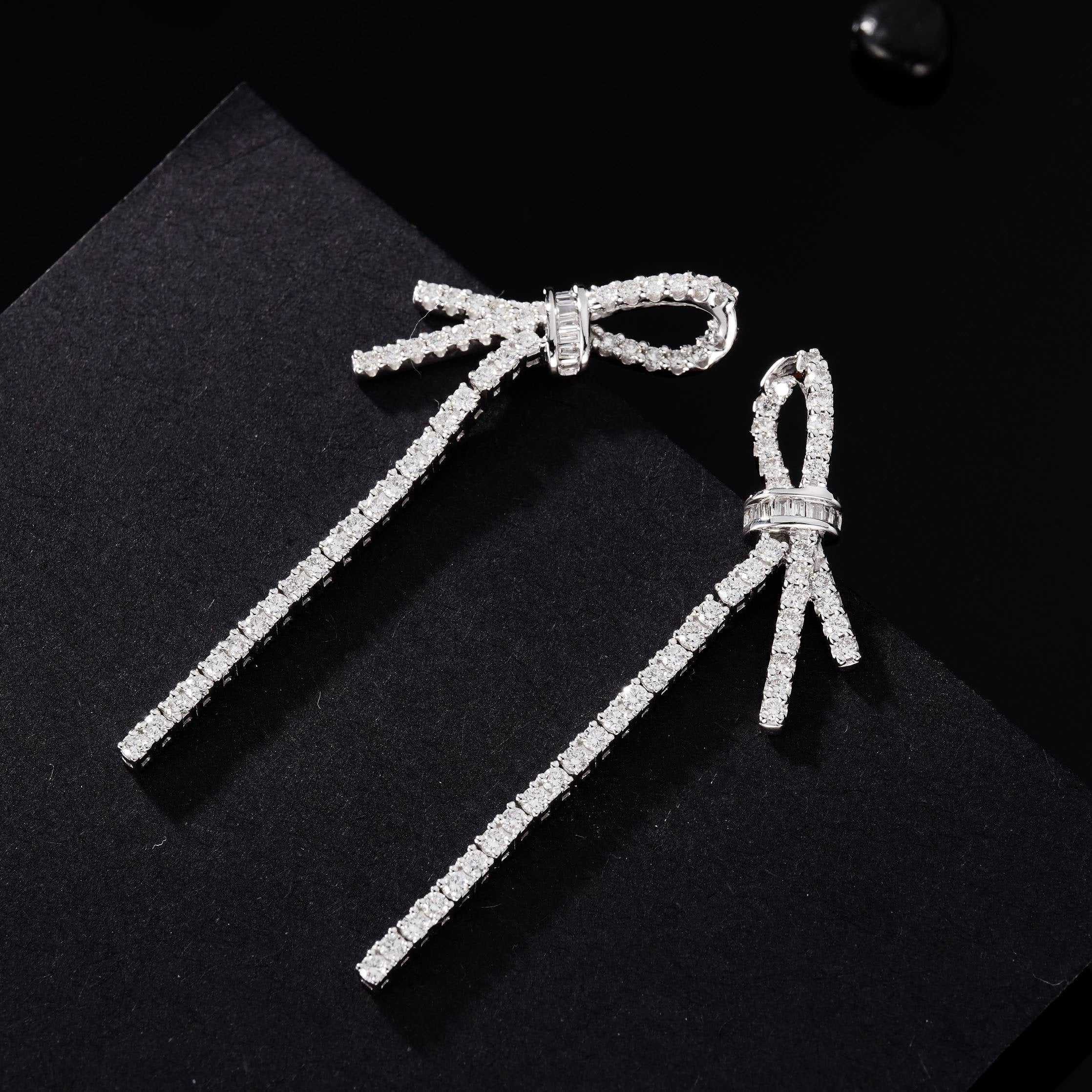 Tassels Diamond Earrings