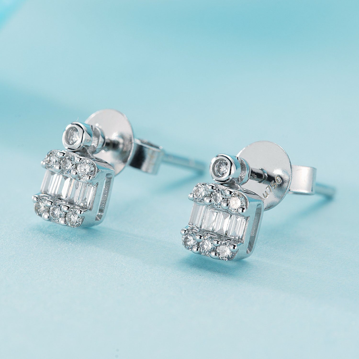 Baguette Diamond Earrings