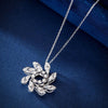 Round Flowers Diamond Pendant