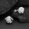 Tree Leaf Diamond Earrings