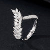 Wheat Ear Diamond Ring